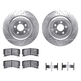 DFC® - PRO-KIT 5000+ Drilled and Slotted Rear Brake Kit