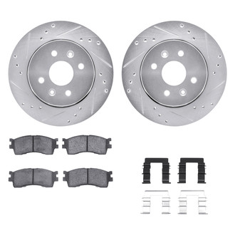 DFC® - PRO-KIT 5000+ Drilled and Slotted Front Brake Kit