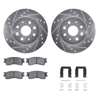 DFC® - PRO-KIT 5000+ Drilled and Slotted Front Brake Kit