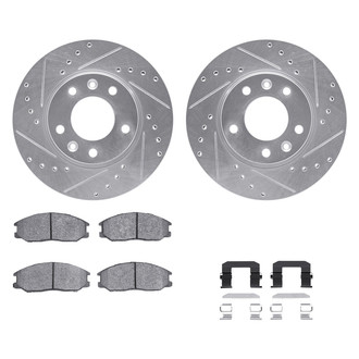 DFC® - PRO-KIT 5000+ Drilled and Slotted Front Brake Kit