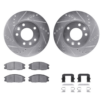 DFC® - PRO-KIT 5000+ Drilled and Slotted Front Brake Kit