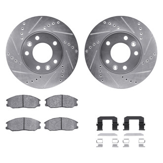 DFC® - PRO-KIT 5000+ Drilled and Slotted Front Brake Kit