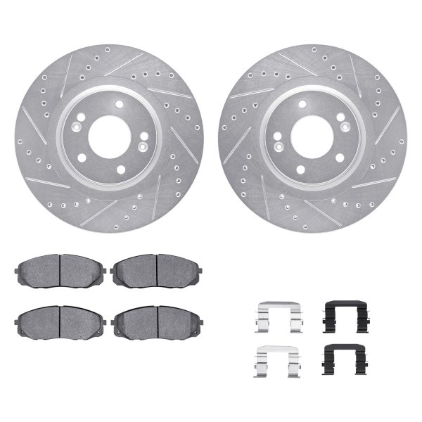 DFC® - PRO-KIT 5000+ Drilled and Slotted Front Brake Kit