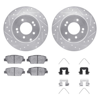 DFC® - PRO-KIT 5000+ Drilled and Slotted Rear Brake Kit