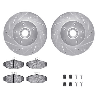 DFC® - PRO-KIT 5000+ Drilled and Slotted Front Brake Kit