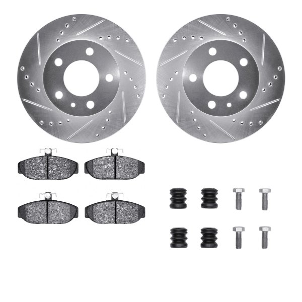 DFC® - PRO-KIT 5000+ Drilled and Slotted Front Brake Kit