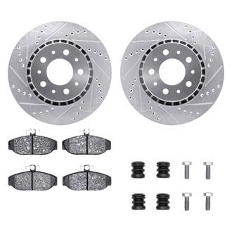 DFC® - PRO-KIT 5000+ Drilled and Slotted Front Brake Kit