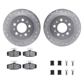 DFC® - PRO-KIT 5000+ Drilled and Slotted Rear Brake Kit