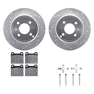 DFC® - PRO-KIT 5000+ Drilled and Slotted Rear Brake Kit