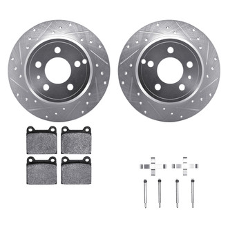 DFC® - PRO-KIT 5000+ Drilled and Slotted Rear Brake Kit
