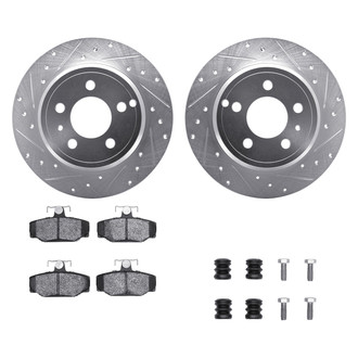DFC® - PRO-KIT 5000+ Drilled and Slotted Rear Brake Kit