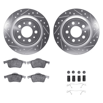 DFC® - PRO-KIT 5000+ Drilled and Slotted Rear Brake Kit