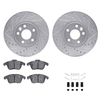 DFC® - PRO-KIT 5000+ Drilled and Slotted Front Brake Kit