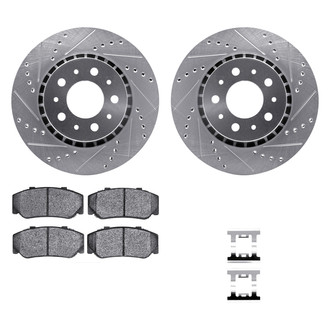 DFC® - PRO-KIT 5000+ Drilled and Slotted Front Brake Kit