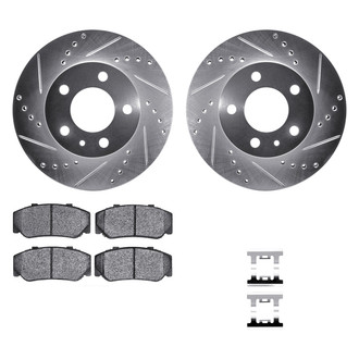 DFC® - PRO-KIT 5000+ Drilled and Slotted Front Brake Kit