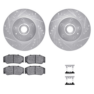 DFC® - PRO-KIT 5000+ Drilled and Slotted Front Brake Kit