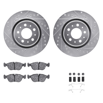 DFC® - PRO-KIT 5000+ Drilled and Slotted Front Brake Kit