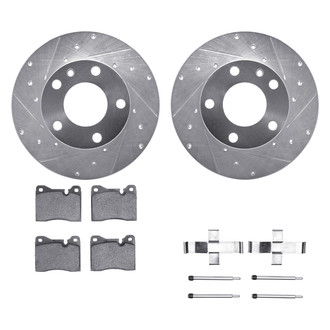 DFC® - PRO-KIT 5000+ Drilled and Slotted Front Brake Kit