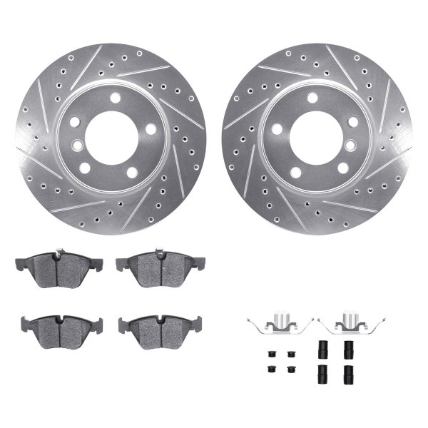 DFC® - PRO-KIT 5000+ Drilled and Slotted Front Brake Kit