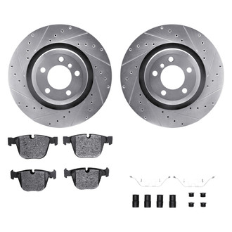 DFC® - PRO-KIT 5000+ Drilled and Slotted Rear Brake Kit