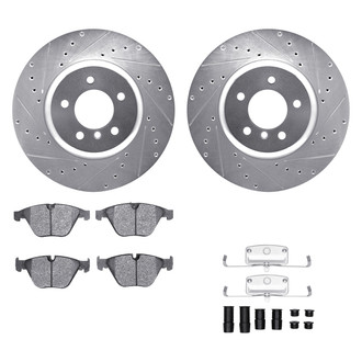 DFC® - PRO-KIT 5000+ Drilled and Slotted Front Brake Kit