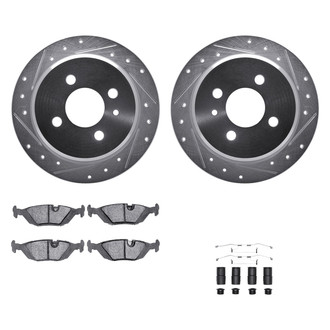 DFC® - PRO-KIT 5000+ Drilled and Slotted Rear Brake Kit