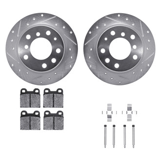 DFC® - PRO-KIT 5000+ Drilled and Slotted Rear Brake Kit