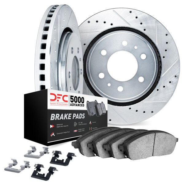 DFC® - PRO-KIT 5000+ Drilled and Slotted Front Brake Kit