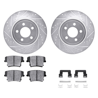 DFC® - PRO-KIT 5000+ Drilled and Slotted Rear Brake Kit