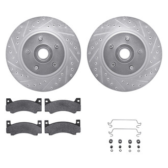 DFC® - PRO-KIT 5000+ Drilled and Slotted Front Brake Kit