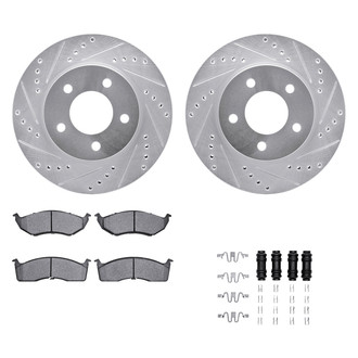 DFC® - PRO-KIT 5000+ Drilled and Slotted Front Brake Kit
