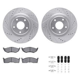 DFC® - PRO-KIT 5000+ Drilled and Slotted Front Brake Kit