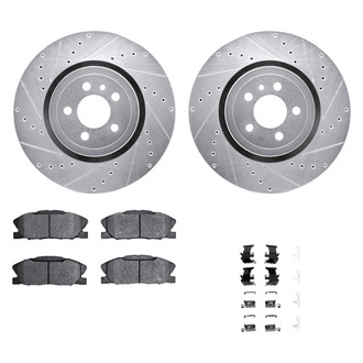 DFC® - PRO-KIT 5000+ Drilled and Slotted Front Brake Kit