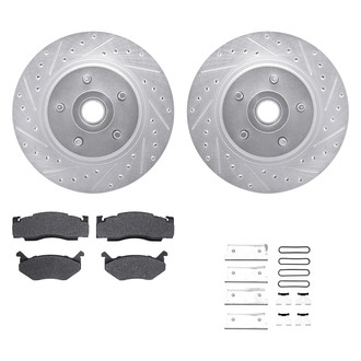 DFC® - PRO-KIT 5000+ Drilled and Slotted Front Brake Kit