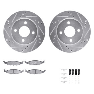 DFC® - PRO-KIT 5000+ Drilled and Slotted Front Brake Kit