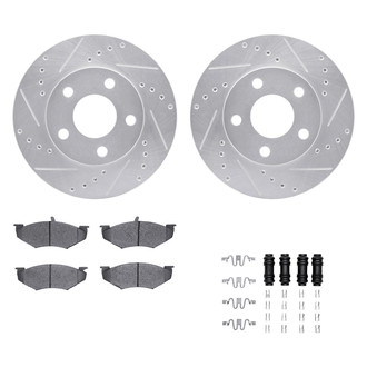 DFC® - PRO-KIT 5000+ Drilled and Slotted Front Brake Kit