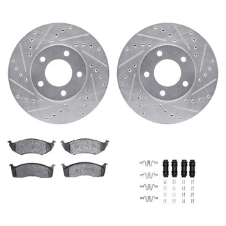 DFC® - PRO-KIT 5000+ Drilled and Slotted Front Brake Kit