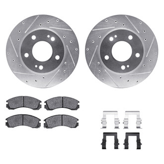 DFC® - PRO-KIT 5000+ Drilled and Slotted Front Brake Kit