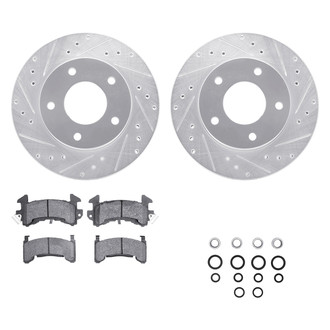 DFC® - PRO-KIT 5000+ Drilled and Slotted Rear Brake Kit