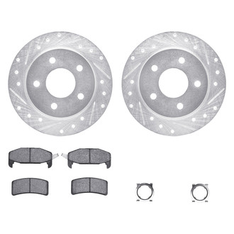 DFC® - PRO-KIT 5000+ Drilled and Slotted Rear Brake Kit