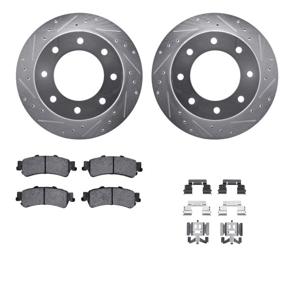 DFC® - PRO-KIT 5000+ Drilled and Slotted Rear Brake Kit