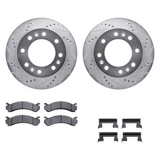 DFC® - PRO-KIT 5000+ Drilled and Slotted Front Brake Kit
