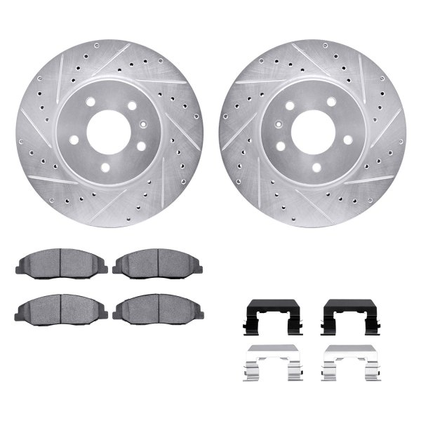 DFC® - PRO-KIT 5000+ Drilled and Slotted Front Brake Kit