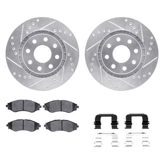 DFC® - PRO-KIT 5000+ Drilled and Slotted Front Brake Kit