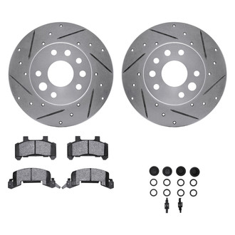 DFC® - PRO-KIT 5000+ Drilled and Slotted Front Brake Kit