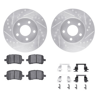 DFC® - PRO-KIT 5000+ Drilled and Slotted Front Brake Kit