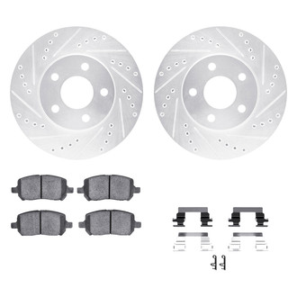 DFC® - PRO-KIT 5000+ Drilled and Slotted Front Brake Kit