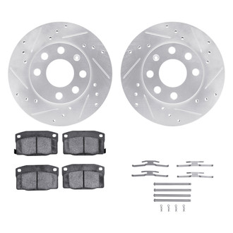DFC® - PRO-KIT 5000+ Drilled and Slotted Front Brake Kit
