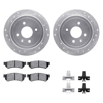 DFC® - PRO-KIT 5000+ Drilled and Slotted Rear Brake Kit