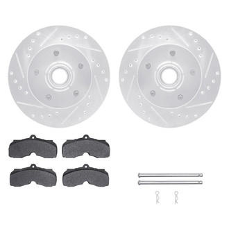 DFC® - PRO-KIT 5000+ Drilled and Slotted Front Brake Kit